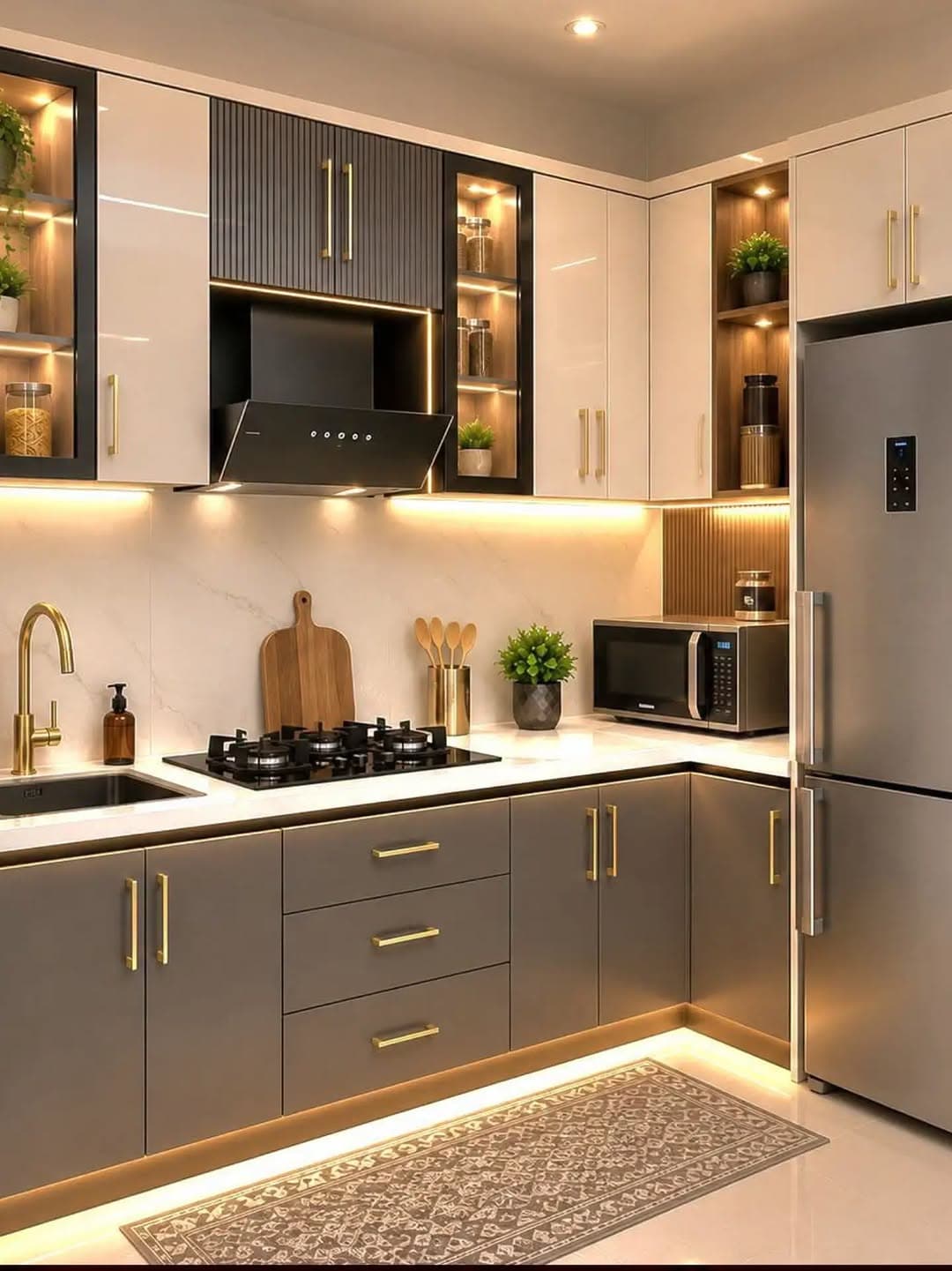 Premium modular kitchen interior